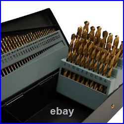 115PCS Drill Bit Set Electric Drill Mount Spiral High Speed Drill Bit Set with Box