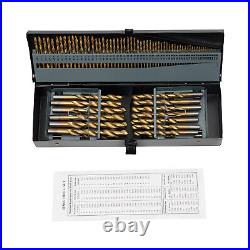 115PCS Drill Bit Set Electric Drill Mount Spiral High Speed Drill Bit Set with Box