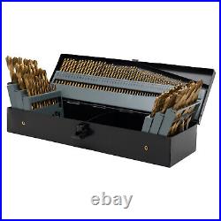 115PCS Drill Bit Set Electric Drill Mount Spiral High Speed Drill Bit Set with Box