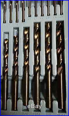 115 Pc COBALT drill bit set Neiko 10179A NEW in case