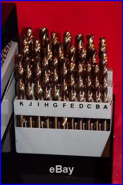 115 Piece Cobalt Drill Bit Set 135 deg pc SPLIT POINT TIPS HIGH SPEE (CP1024159)