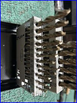 21pc Cobalt Thunderbolt Drill Bit Set 1/16-3/8