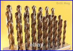 26 Pc Letter Drill Bit Set A-Z Letter NIOBIUM NB41 Lifetime Warranty Drill Hog