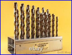 26 Pc Letter Drill Bit Set A-Z Letter NIOBIUM NB41 Lifetime Warranty Drill Hog