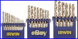 29Pc Cobalt Drill Bit Set Steel Metal Index Heavy Duty High Speed Construction