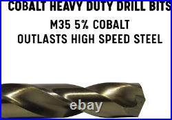 29 Piece M35 Cobalt Drill Bit Set round Case (1/16 -1/2 X 64Ths) DWDCO Series