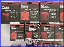 30 Pc Lot Mk Morse Master Cobalt Bi-metal Hole Saws 5/8 To 5 Holesaw Set USA