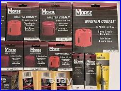 30 Pc Lot Mk Morse Master Cobalt Bi-metal Hole Saws 5/8 To 5 Holesaw Set USA