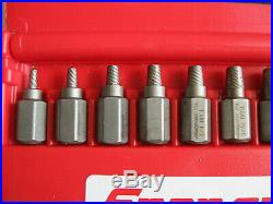 35 Pc Snap On EXD35 Screw Extractor/LH Cobalt Drill Set Like New