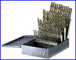 500E60 60 Pc Imperial Cobalt Drill Bit Set #1-#60 Drillco Cutting Tools