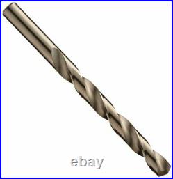 550 Series Cobalt Steel Jobber Length Drill Bit Set With Metal Case, Gold