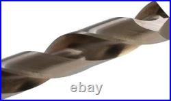 559 Series Cobalt Steel Short Length Drill Bit Set In Metal Case Gold Oxide Fini