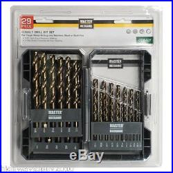 (6) Master Mechanic 159084 29 Pc Cobalt Drill Sets Stainless Steel & Hard Metals