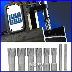 6pcs/Set Annular Cutter Cobalt 3/4 inch Weldon Shank 11/16 Magnetic Drill Bit