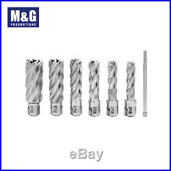 7 Pc Annular Cutter Set, Slugger, Rotary Broaches, Hole Maker, Magntic drill