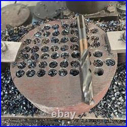 8PCS Fractional Cobalt Silver and Deming Drill Bits Set HSSCO M35 S&D Twist D