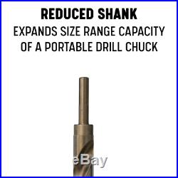 9/16 In. 1 In. M42 Cobalt Reduced Shank Drill Bit Set (5-Piece)