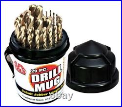 Alfa Tools CO50190DM Cobalt Drill Mug Set, 29 Piece