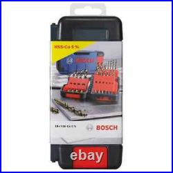 Bosch 1-10mm Metric Hss-cobalt Jobber Drill Bit Set 18 Piece Germany Brand