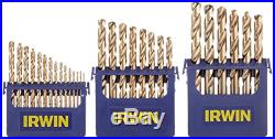 Brand New Irwin Tools 3018002 Cobalt M-35 Metal Index Drill Bit Set, 29 Piece