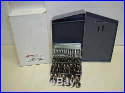 Brubaker Tool USA 29 Pc Cobalt M42 Drill Bit Metal Index Box Set