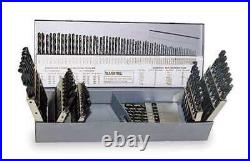 CHICAGO-LATROBE 45650 Jobber Drill Set, 115 pc, HSS 1G549