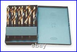 CHICAGO-LATROBE 69868 Reduced Shank Drill Set, 8pc, Cobalt 2VTE4