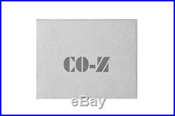 CO-Z 5pcs Hss Cobalt Multiple Hole 50 Sizes Step Drill Bit Set with Aluminum Ca