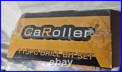 CaRoller Cobalt Drill Bit Set 115 PCS, High Speed Steel M35 Cobalt