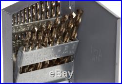 Chicago Latrobe 550 Series Cobalt Steel Jobber Length Drill Bit Set With Meta