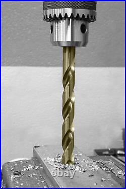 Chicago Latrobe 57850 550 Series Cobalt Steel Jobber Length Drill Bit Set with M