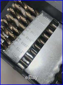 Chicago-latrobe 25 Pc Jobber Drill Bit Set, Cobalt Steel, StrawithBronze 47925