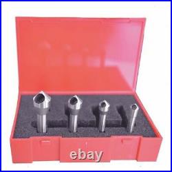 Cleveland C94590 Countersink/Deburring Tool Set, 4 Pieces