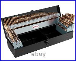 Cobalt Drill Bit Set, 115Pcs M35 High Speed Steel Bits for Hardened Me