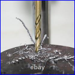 Cobalt Drill Bit Set, 115Pcs M35 High Speed Steel Drill Bits, Twist Jobber Metal