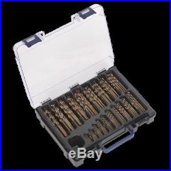 DBS170CB Sealey HSS Cobalt Drill Bit Set 170pc 1-10mm Drill Bits & Sets