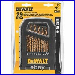DEWALT DD4069 Cobalt Fractional Jobber Drill Set, 29 Piece