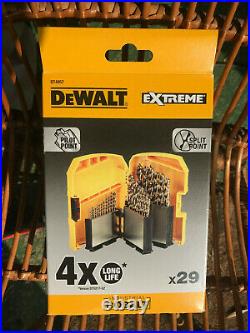 DEWALT DT4957-QZ Extreme 2 29pce Cobalt drill set 1-13mm Brand new in box