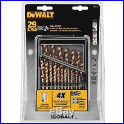 DEWALT DWA1269 Pilot Point Industrial Cobalt Drill Bit Set (29 Piece)