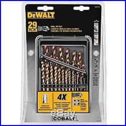 DEWALT Pilot Point Industrial Cobalt Drill Bit Set (29 Piece) #DWA1269
