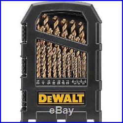 DeWALT Cobalt Pilot Point Drill Bit Set up to 1/2, 29 Piece Set, DWA1269, Lot