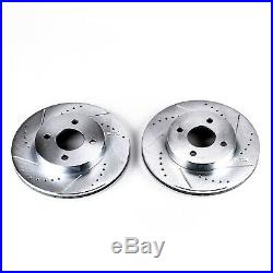 Disc Brake Rotor Set-Extreme Performance Drilled and Slotted Brake Rotor Front