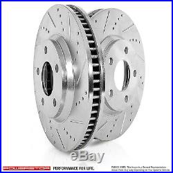 Disc Brake Rotor Set-Extreme Performance Drilled and Slotted Brake Rotor Rear