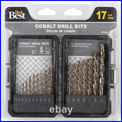 Do it Best 17-Piece Cobalt Drill Bit Set, 1/16 In. Thru 3/8 In. 492281DB Pack of
