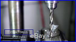 Drill America 29 Piece Cobalt Drill Bit Set in Round Plastic Case, M42 Cobalt, x