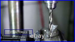Drill America 29pcs M42 Cobalt Drill Bit Set in Round Case 1/16 1/2 X 64ths