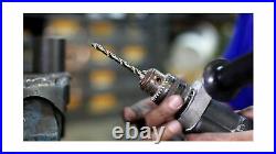 Drill America 8 Piece m35 Cobalt Reduced Shank Drill Bit Set in Metal Case 9