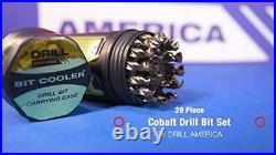 Drill America-DWD29J-CO-PC 29 Piece M35 Cobalt Drill Bit Set en estuche redondo