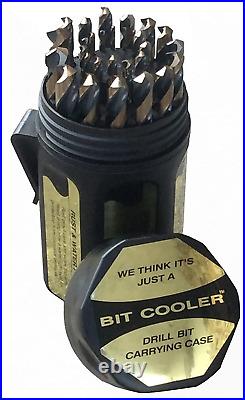 Drill America DWD29J-CO-PC 29 Piece M35 Cobalt Drill Bit Set in round Case 1/