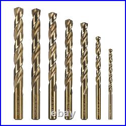 Drill Bit Set 29-Piece Cobalt Steel Metal Drill Bits Durable Round Shank Drill